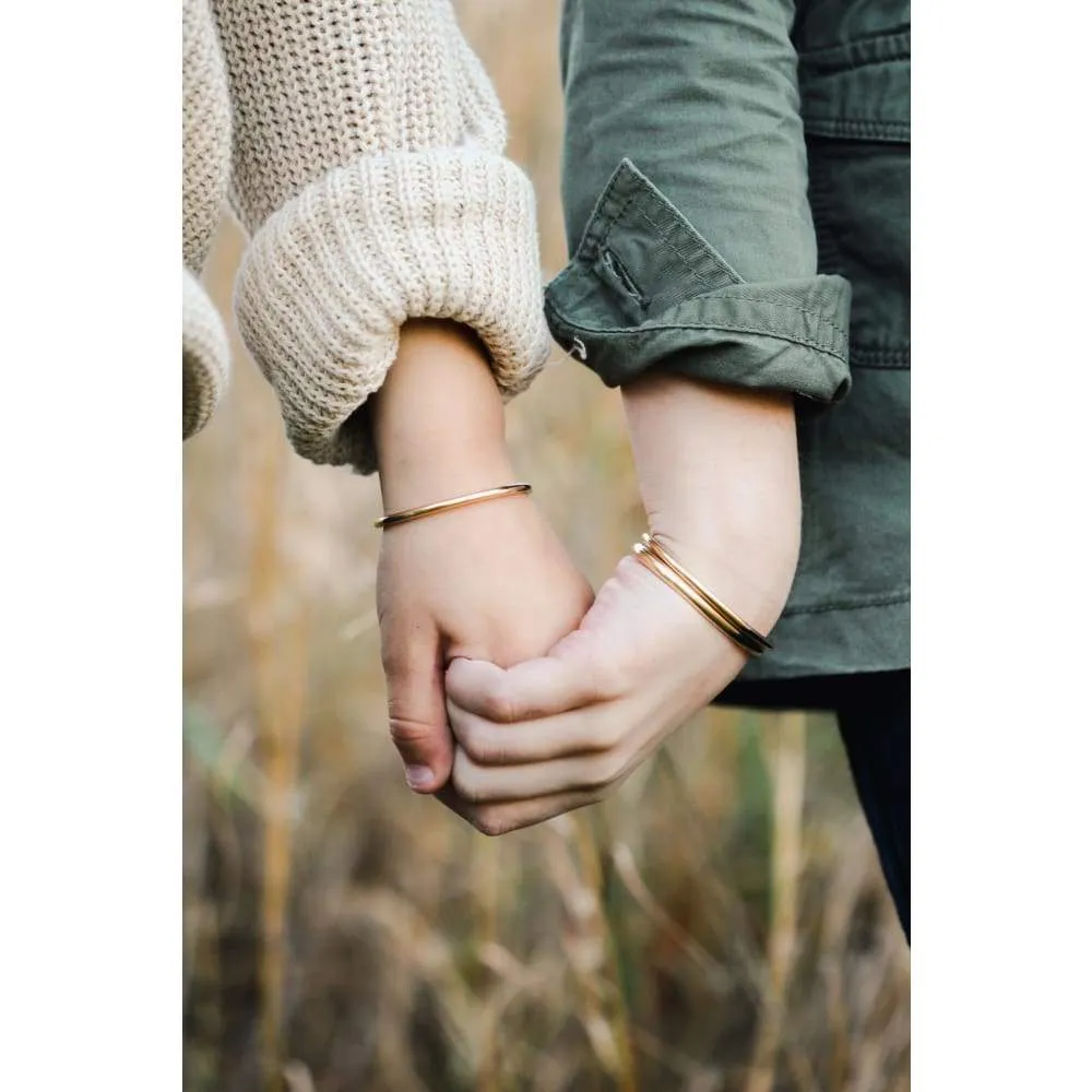 Immeasurable Gold Baby Bangle