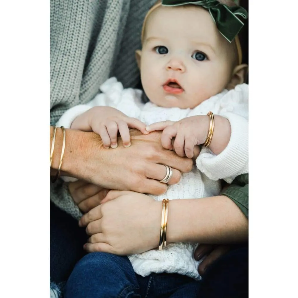 Immeasurable Gold Baby Bangle