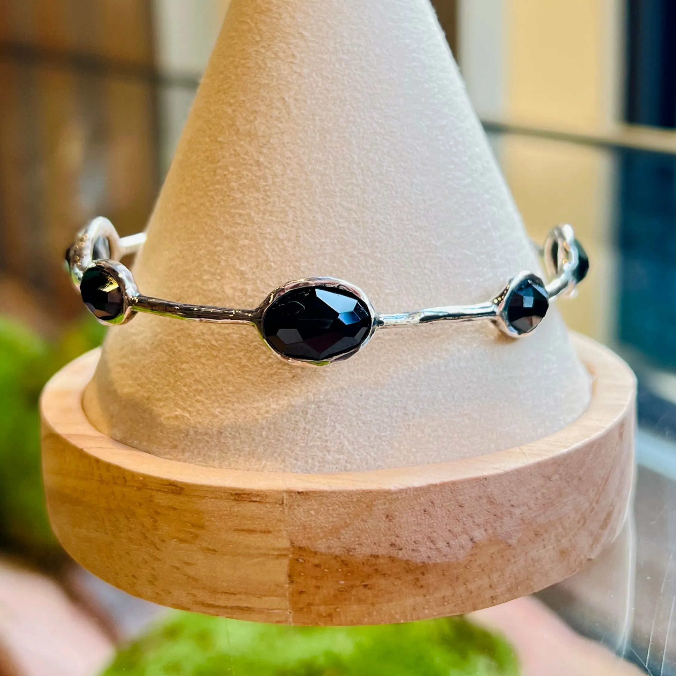 IPPOLITA 8-Stone Black Onyx Rock Candy Bangle