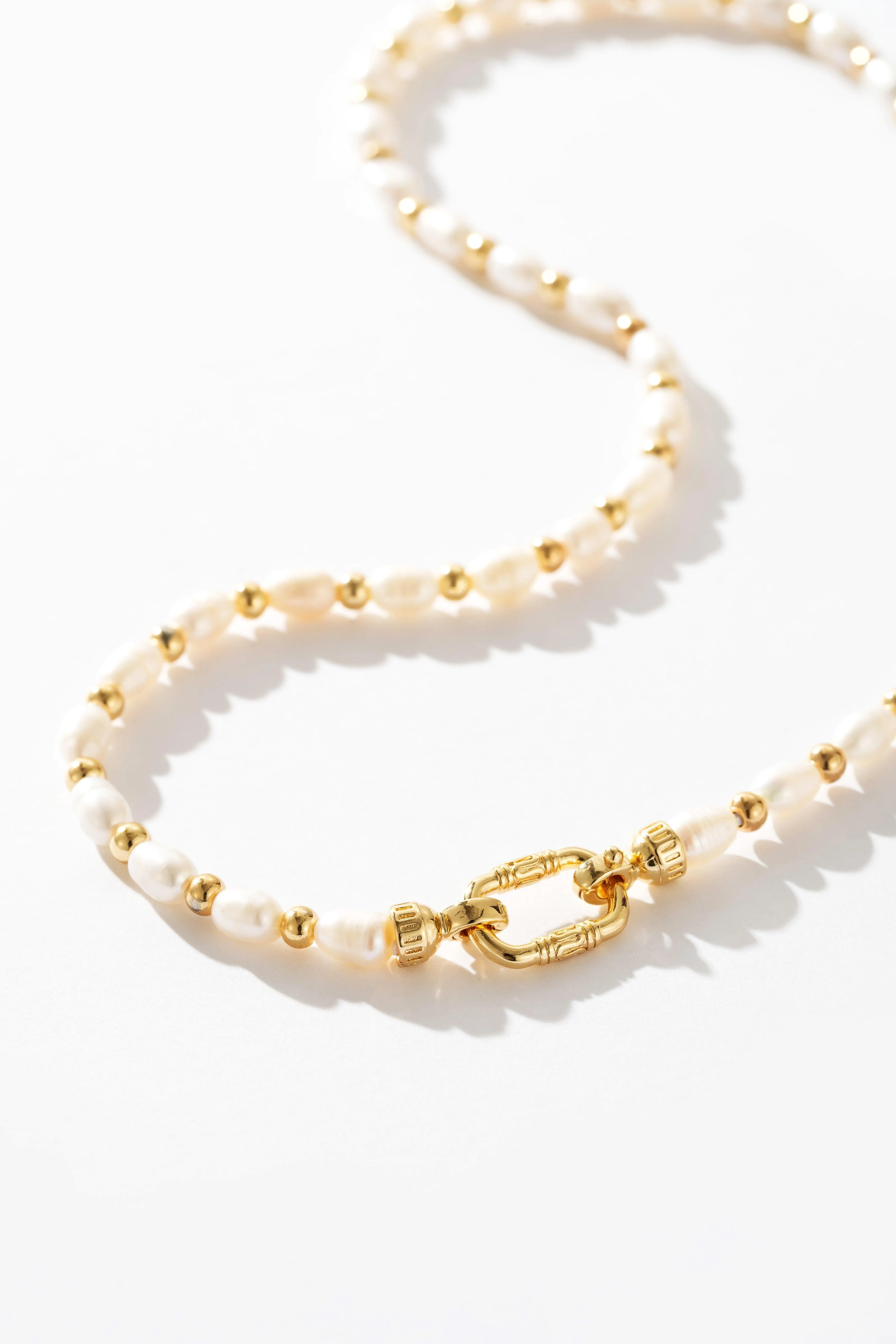 Jessamine Beaded Pearl Necklace