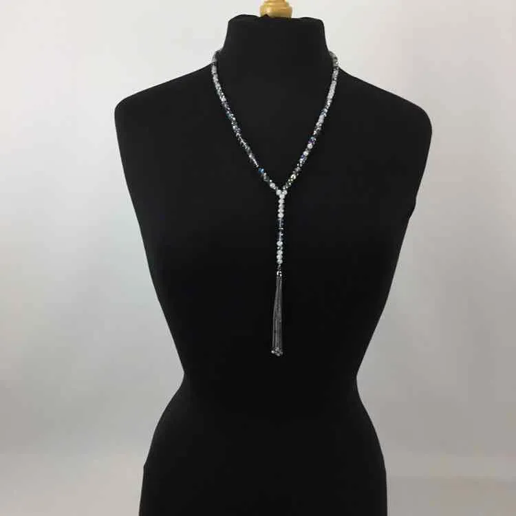 Jessica Simpson Grays NWT Beaded Necklace