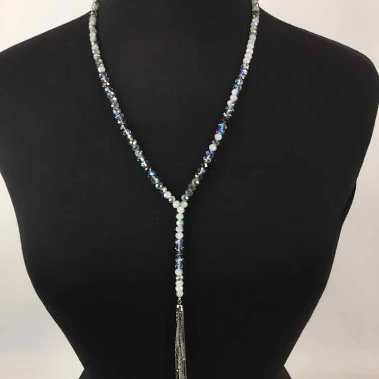 Jessica Simpson Grays NWT Beaded Necklace