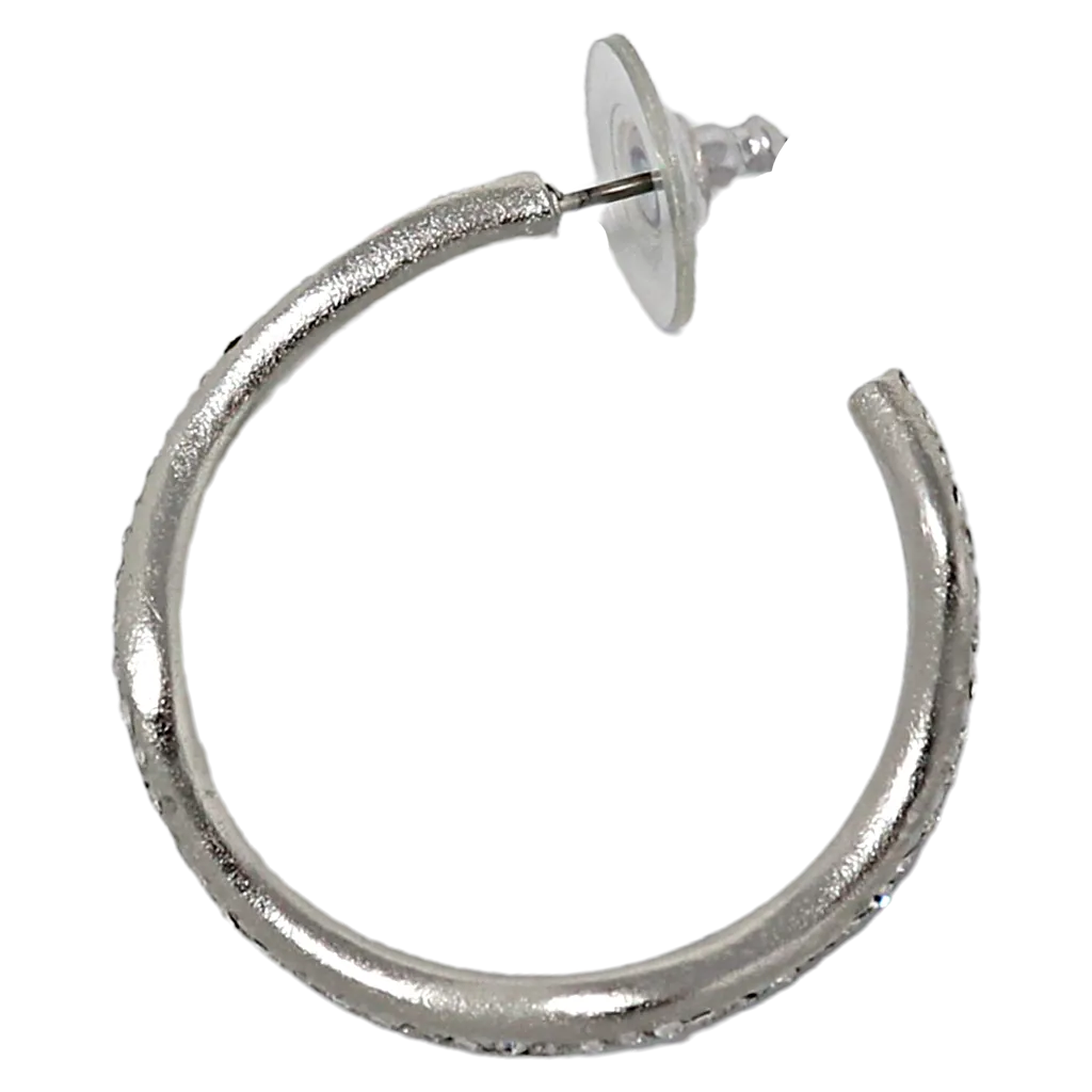 Large Wavy Hoop Earring