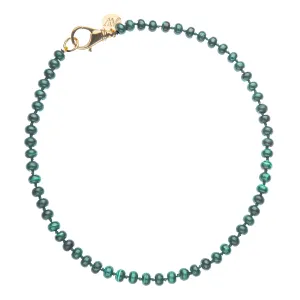 Malachite Beaded Necklace