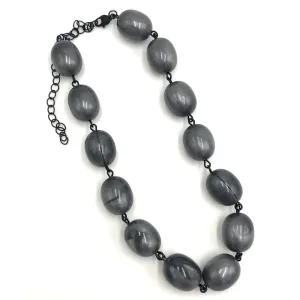 Marbled Grey Amelia Necklace