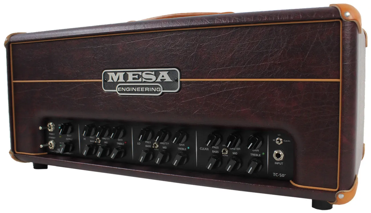 Mesa Boogie Triple Crown TC-50 Head - Wine Taurus