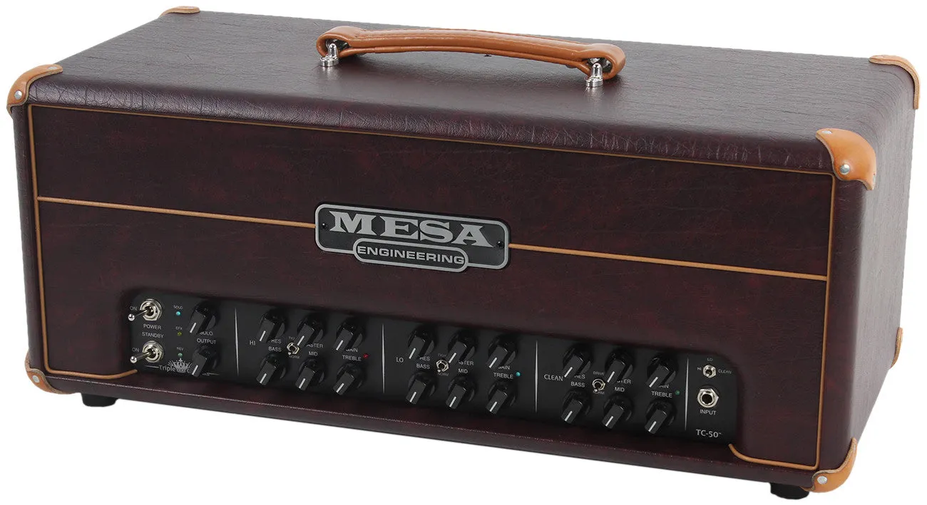 Mesa Boogie Triple Crown TC-50 Head - Wine Taurus