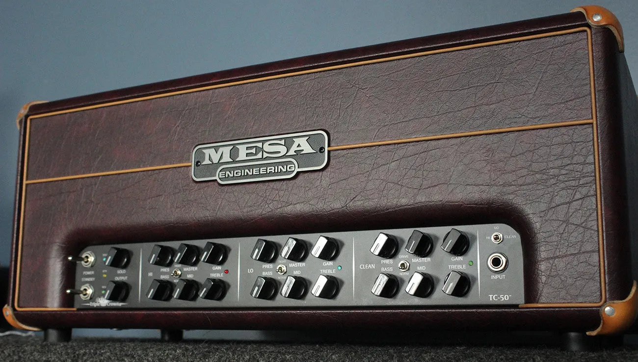 Mesa Boogie Triple Crown TC-50 Head - Wine Taurus