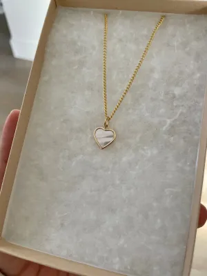 Mini Shell Heart Necklace