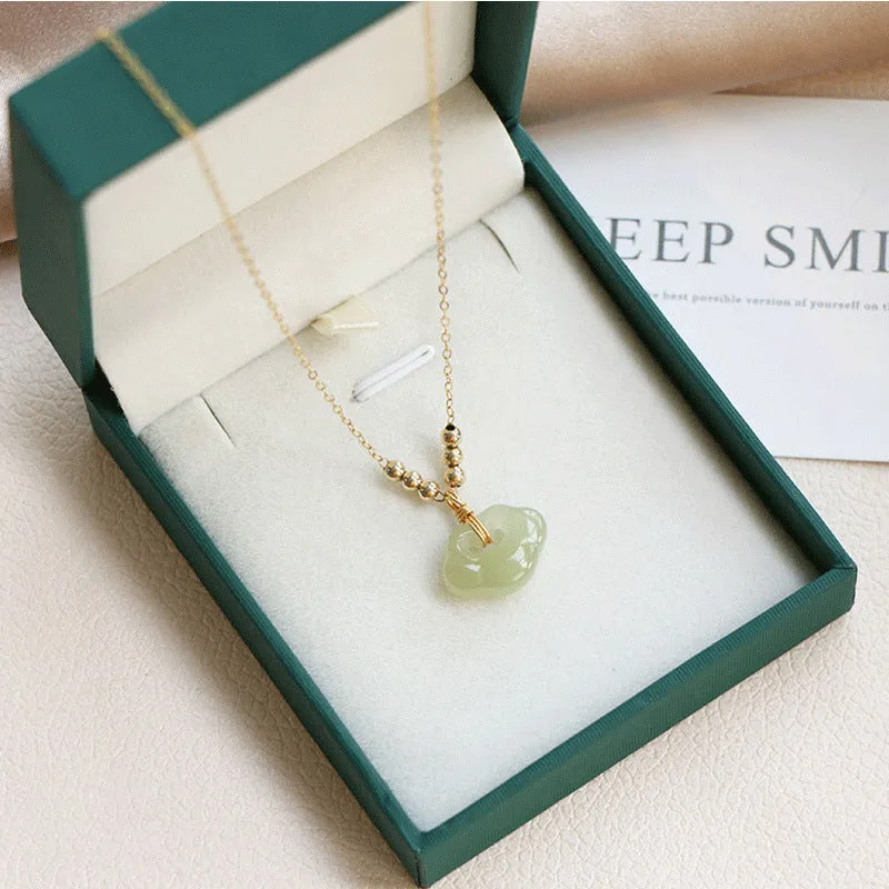 Natural Jade Gemstone Necklace