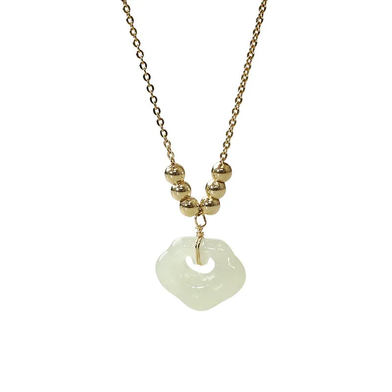 Natural Jade Gemstone Necklace