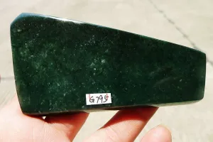 Natural Jade Rough Jadeite Raw (115g,10.6X5.5X0.8cm)