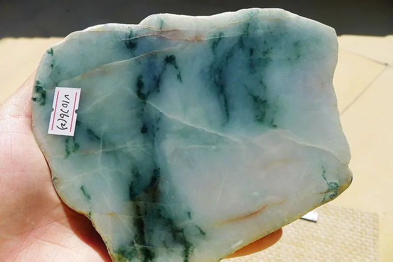 Natural Jade Rough Jadeite Raw 1.19kg