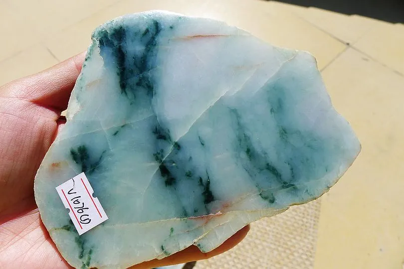 Natural Jade Rough Jadeite Raw 1.19kg