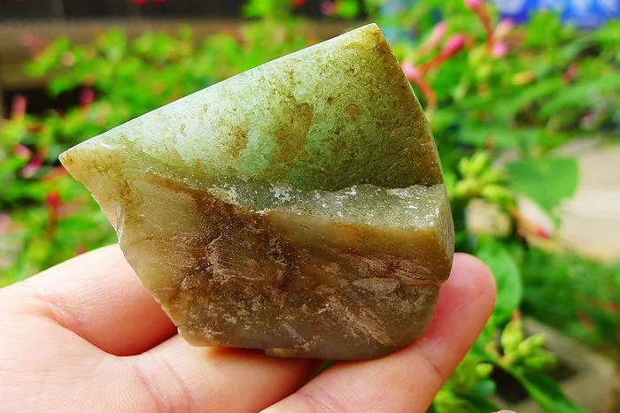 Natural Jade Rough Jadeite Raw (159g,5.1X4.6X4.2cm)