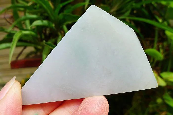 Natural Jade Rough Jadeite Raw (52g,6.6X5.2X0.8cm)