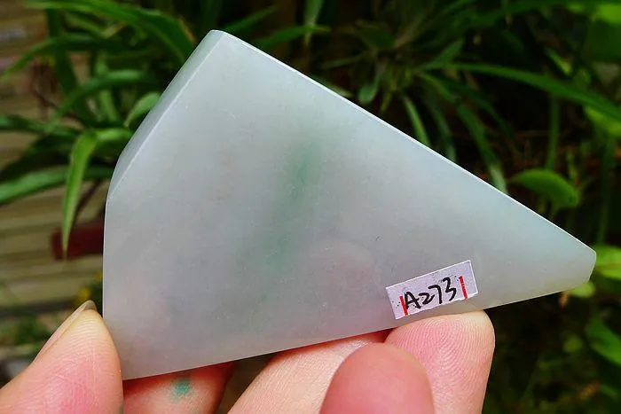 Natural Jade Rough Jadeite Raw (52g,6.6X5.2X0.8cm)