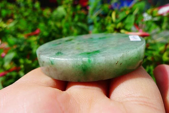 Natural Jade Rough Jadeite Raw (66g,5.3X0.85cm)