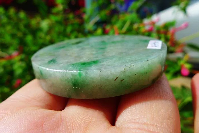 Natural Jade Rough Jadeite Raw (66g,5.3X0.85cm)