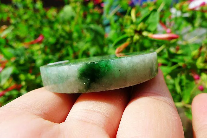 Natural Jade Rough Jadeite Raw (66g,5.3X0.85cm)