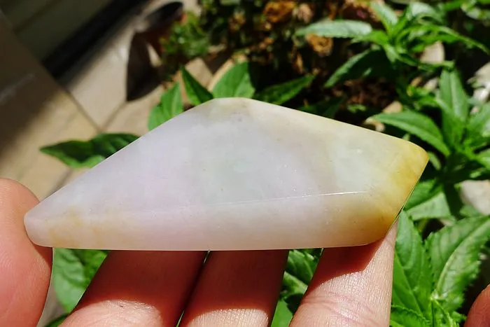 Natural Jade Rough Jadeite Raw (90g,8.3X4.7X1.2cm)