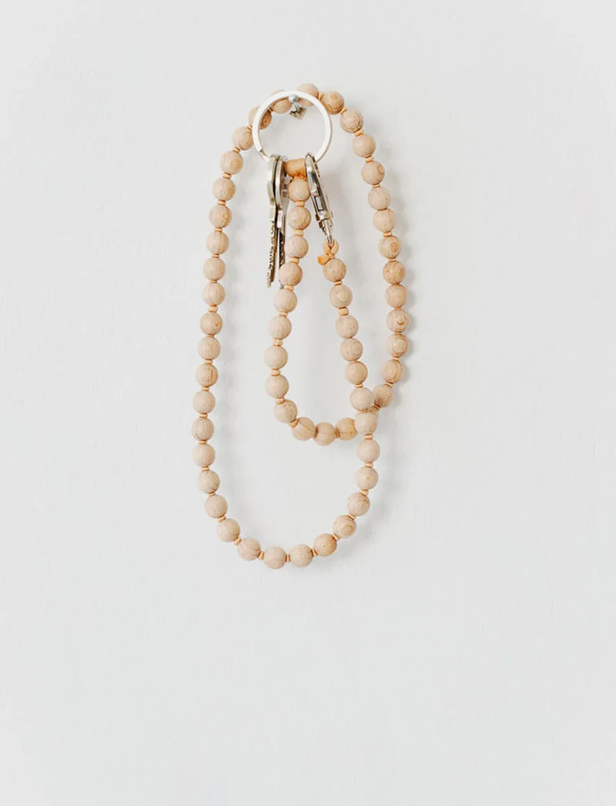 Natural Long Perlen Keychain