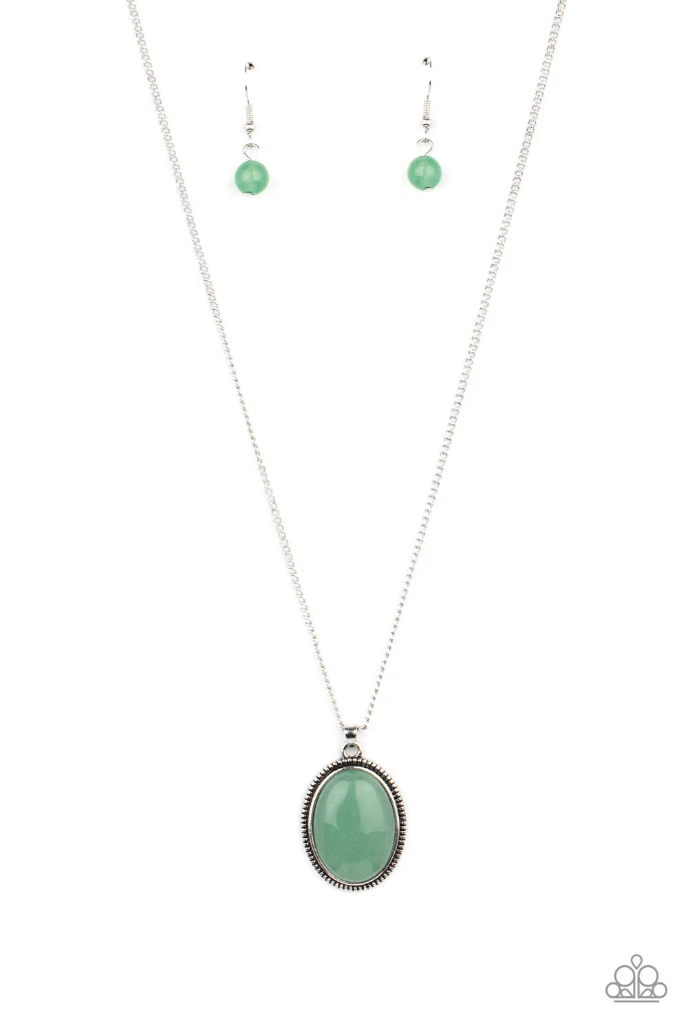 Necklace Tranquil Talisman - Green N329