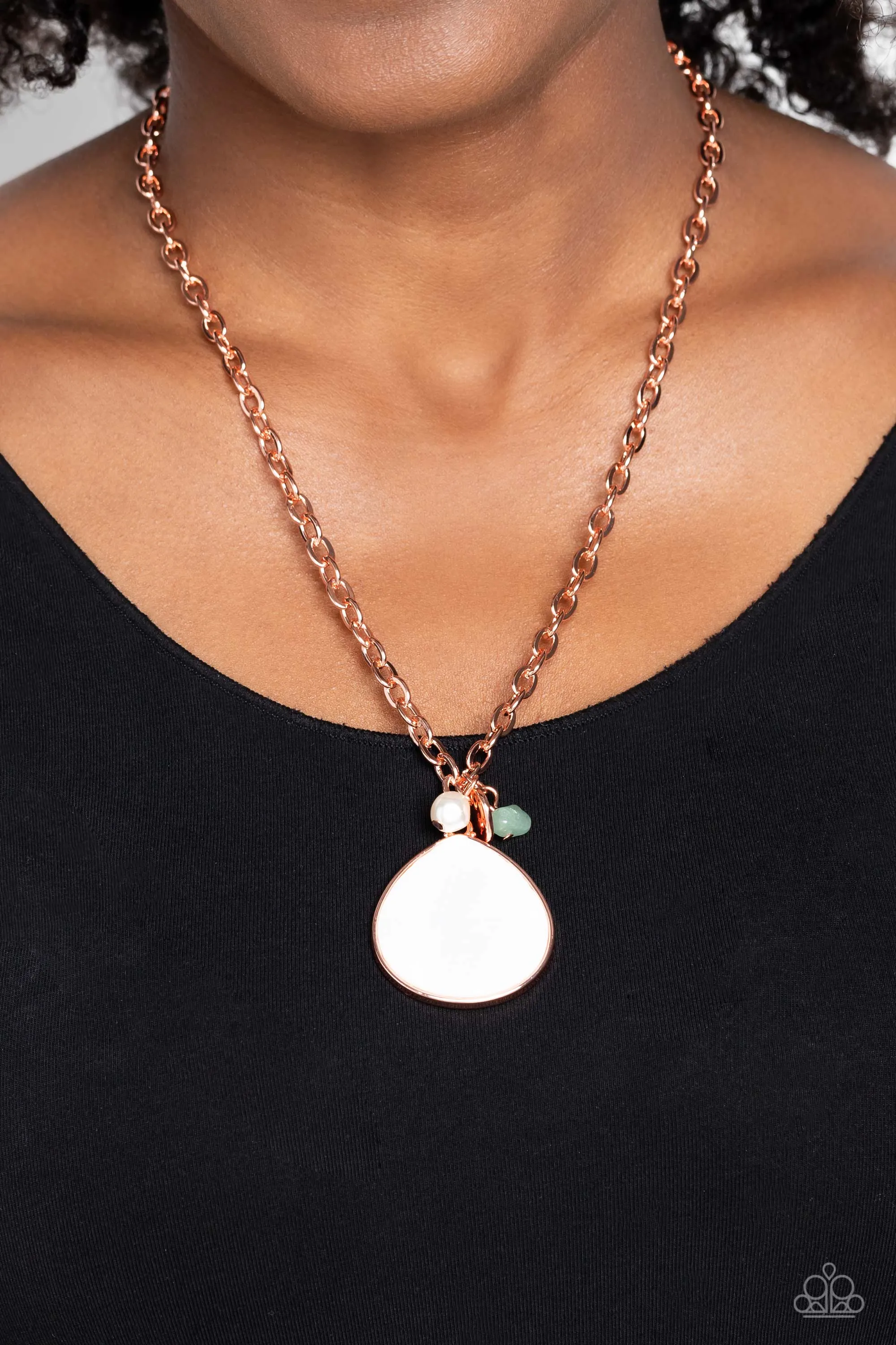 Necklaces I Put A SHELL On You - Copper