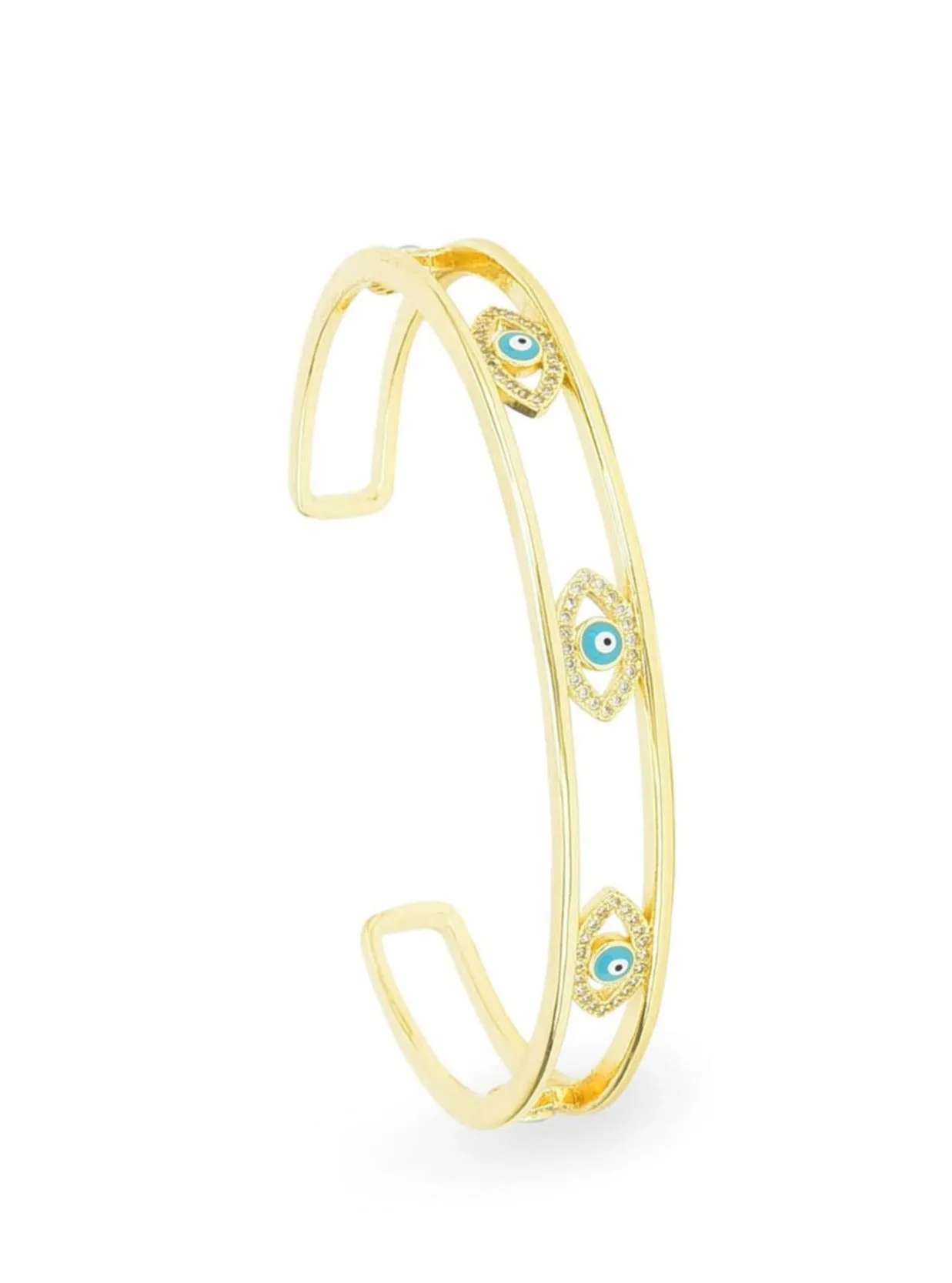 Pandora Evil Eye Cuff Bangle