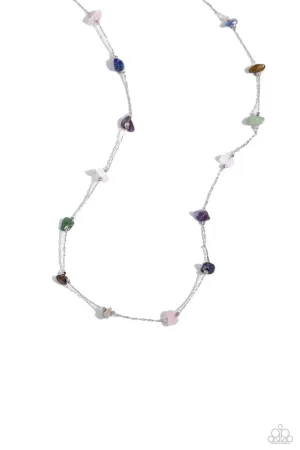 Paparazzi Necklace ~ Narrow Novelty - Multi