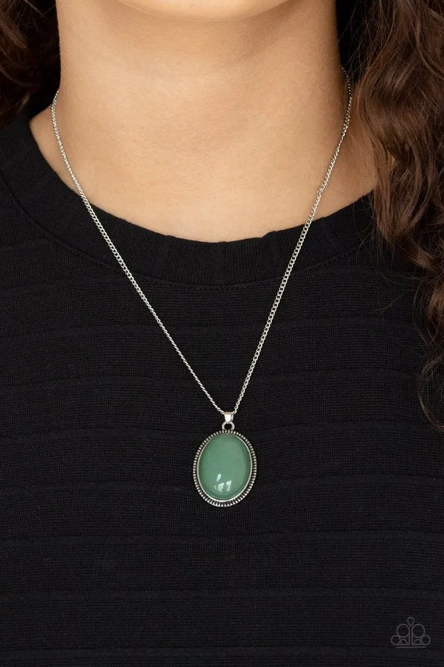 Paparazzi Necklace ~ Tranquil Talisman - Green