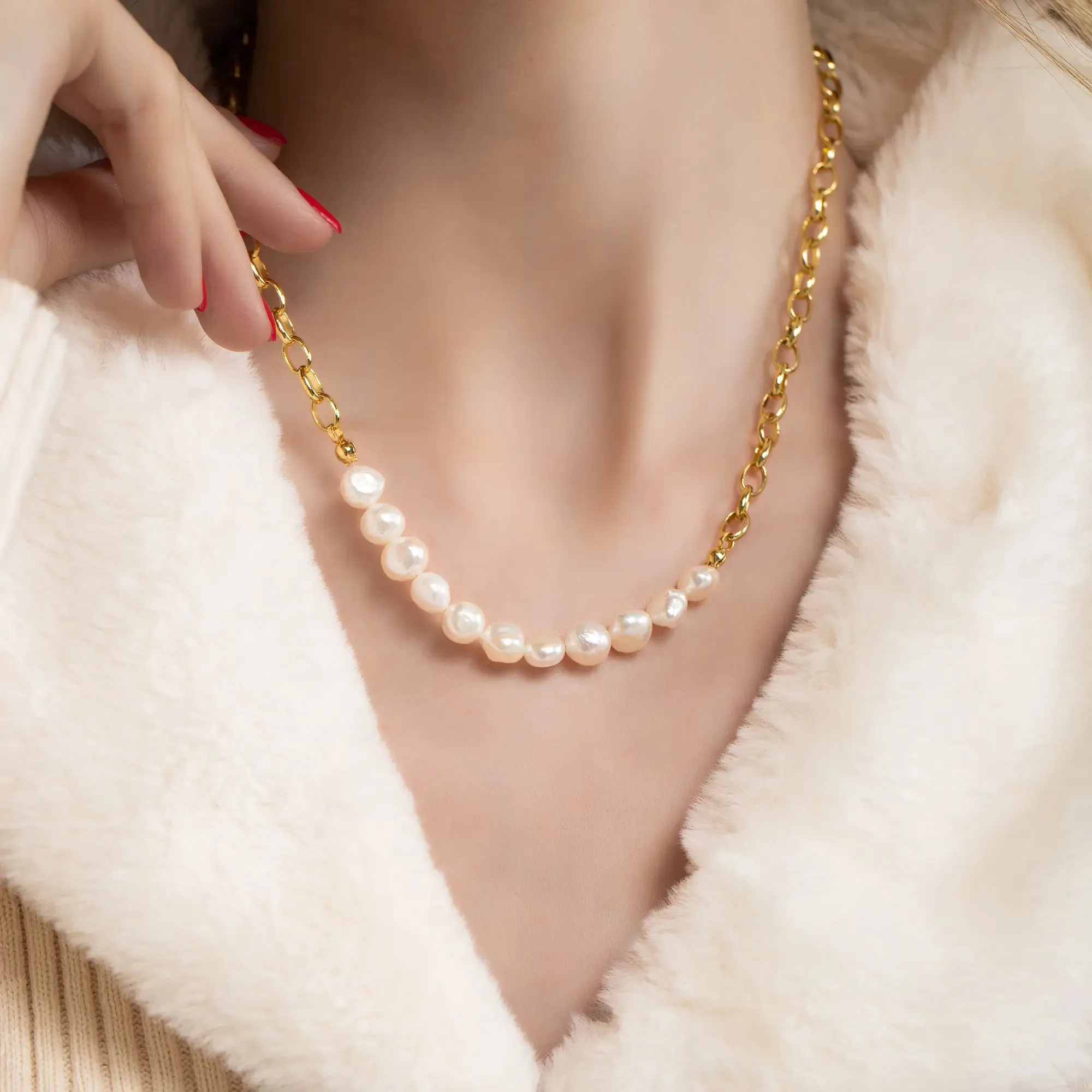 Pearl Chain Necklace