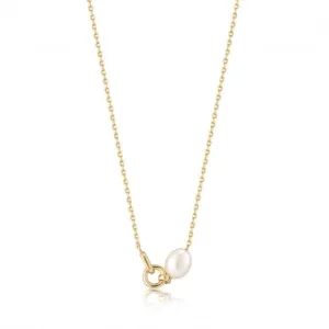 Pearl Link Chain Necklace N043-02G