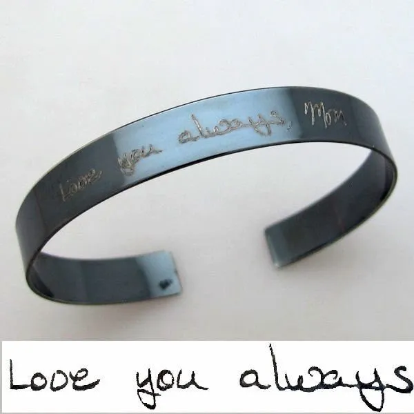 Personalized Handwriting Bracelet - Signature Jewelry