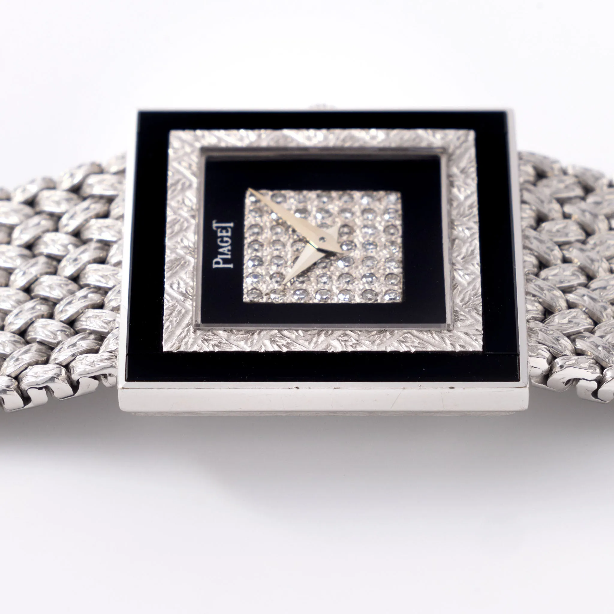 Piaget Altiplano White Gold Diamond and Onyx Dial Box and Papers Ref 9200