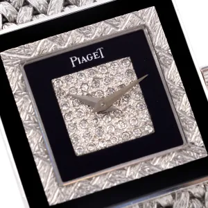 Piaget Altiplano White Gold Diamond and Onyx Dial Box and Papers Ref 9200