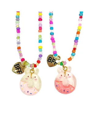 Pink Poppy BFF Donut Necklace Set