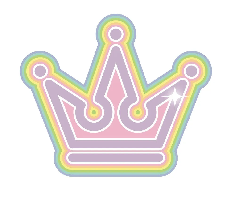 Rainbow Crown Free Sticker