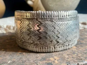 Rajasthani Antique Silver Bazuband Bracelet