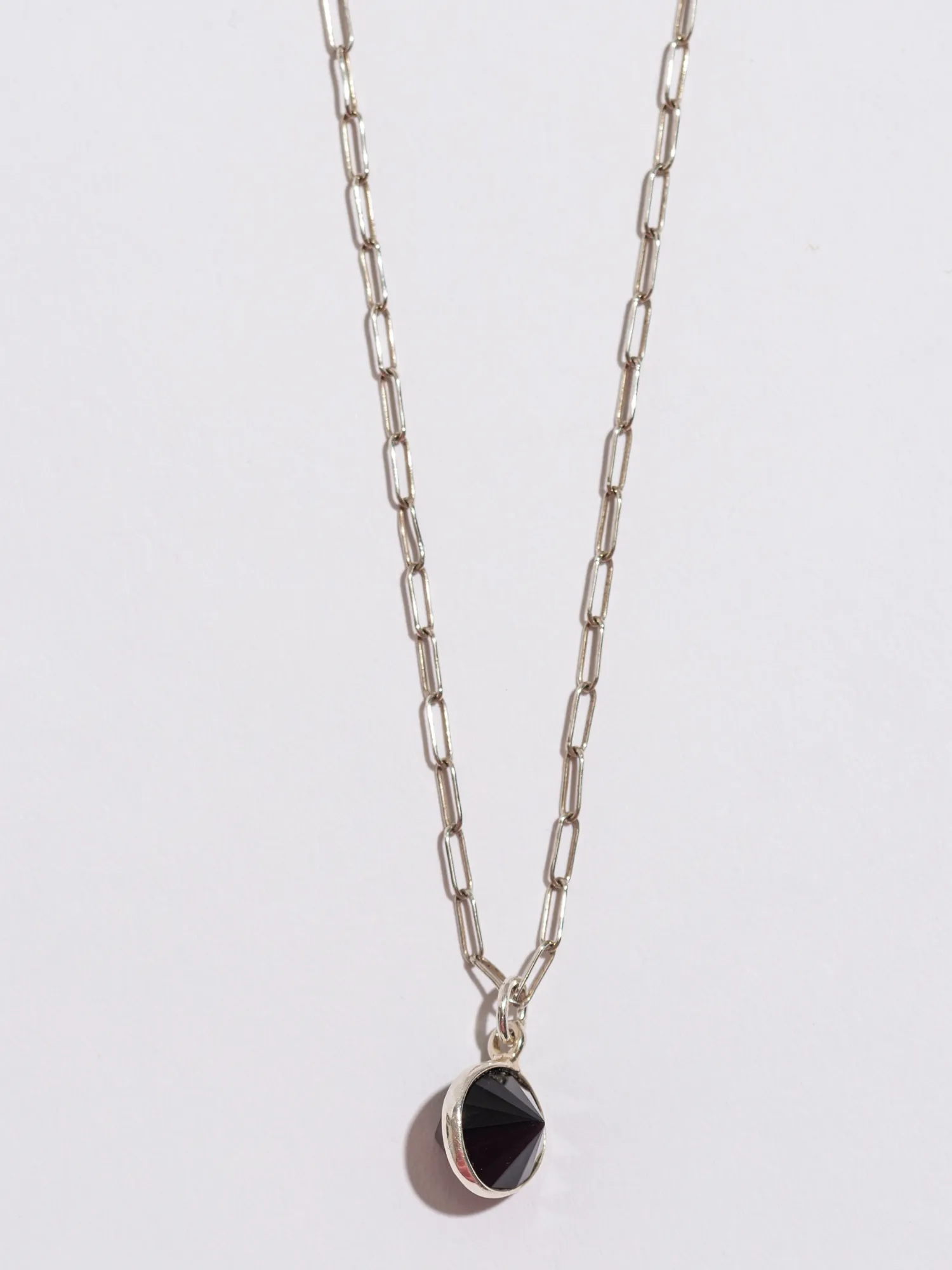 Samantha Onyx Spike Pendant