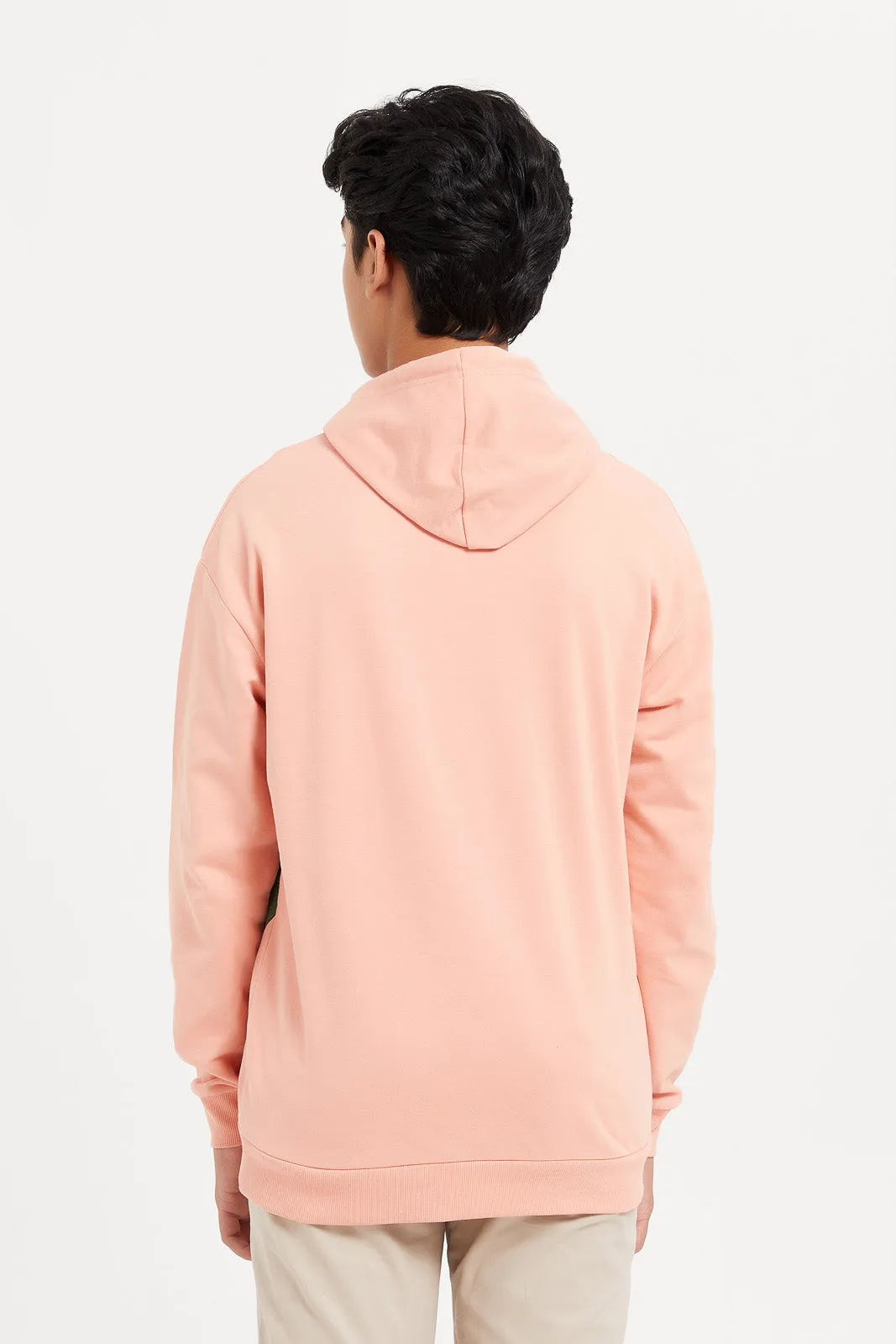 Senior Boys Coral One Piece Sweatshirt