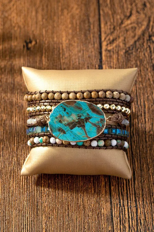 She's So Fine Natural Wrap Bracelet