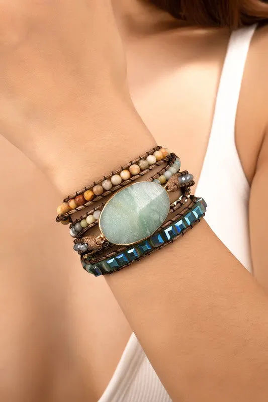 She's So Fine Natural Wrap Bracelet