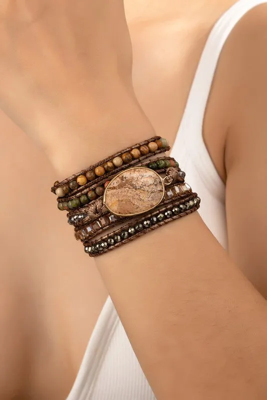 She's So Fine Natural Wrap Bracelet