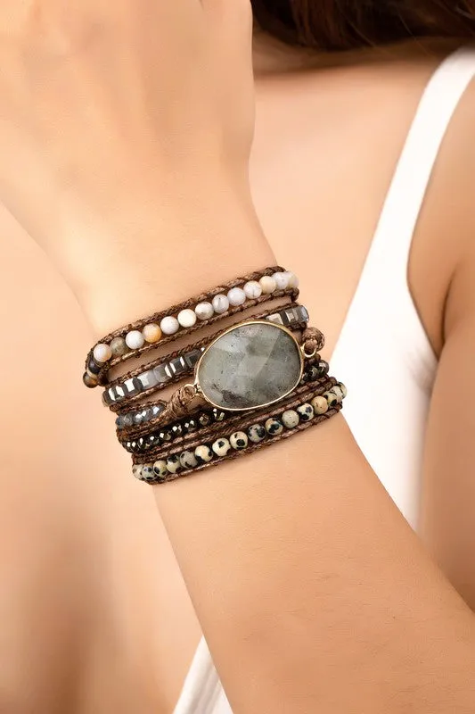 She's So Fine Natural Wrap Bracelet