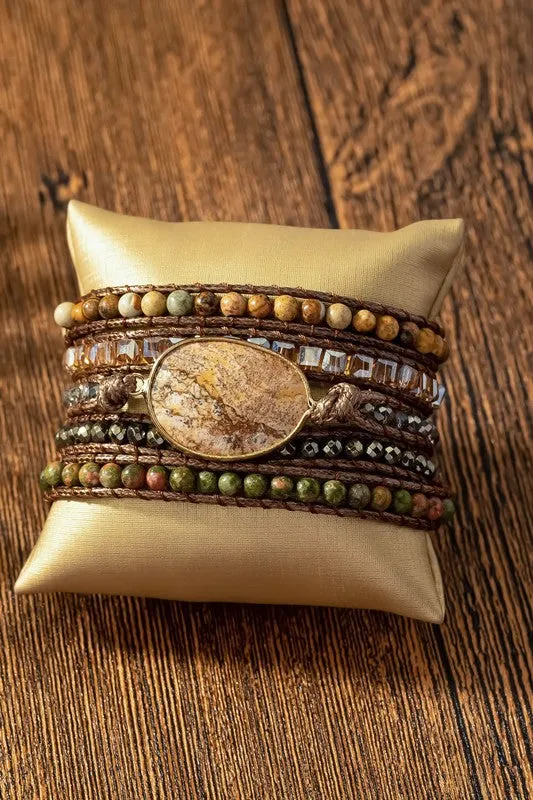 She's So Fine Natural Wrap Bracelet