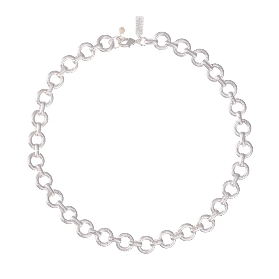 Silver Chubby Link Necklace