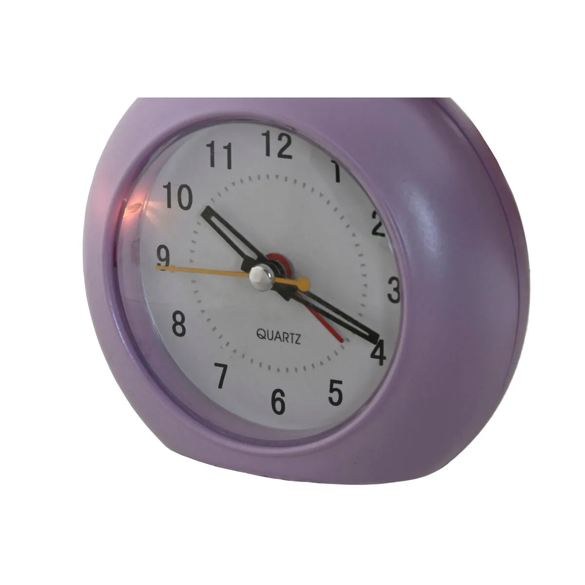 Table clock Home ESPRIT Pink Coral Lilac 10 x 4,7 x 9 cm