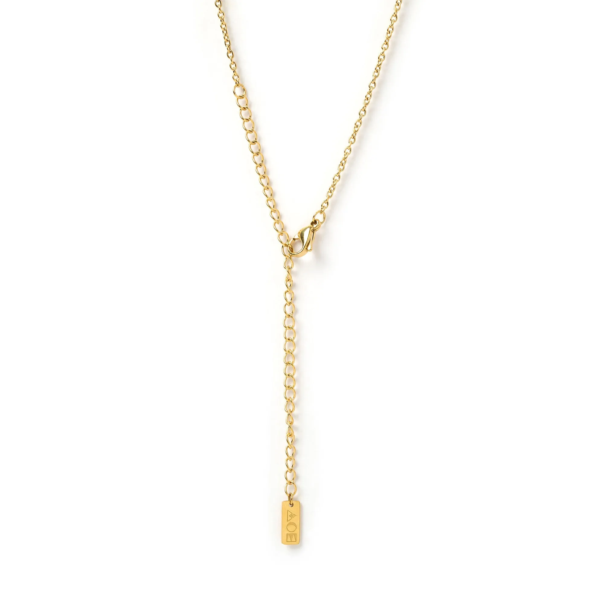 Teo Gold Necklace - Jade