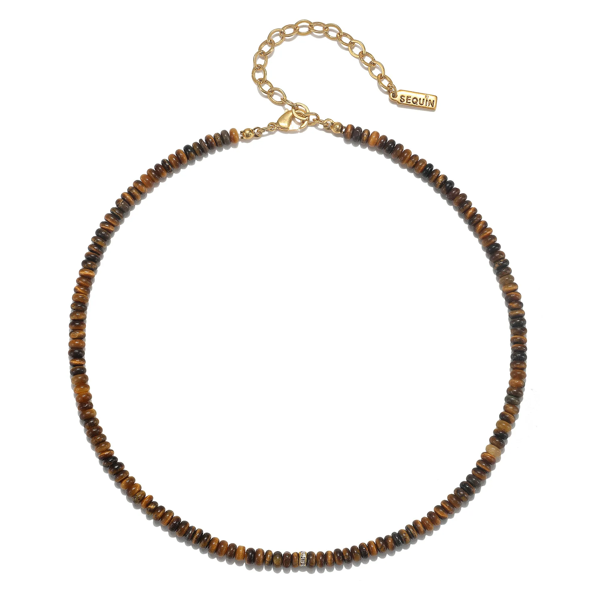 Tiger's Eye Color Karma Necklace